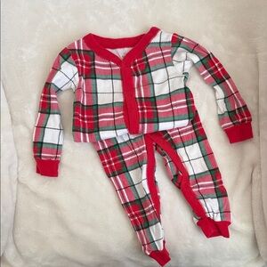 Carter's Christmas Plaid Footie